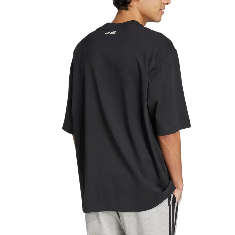 Adidas T Shirts Unisex Black-3