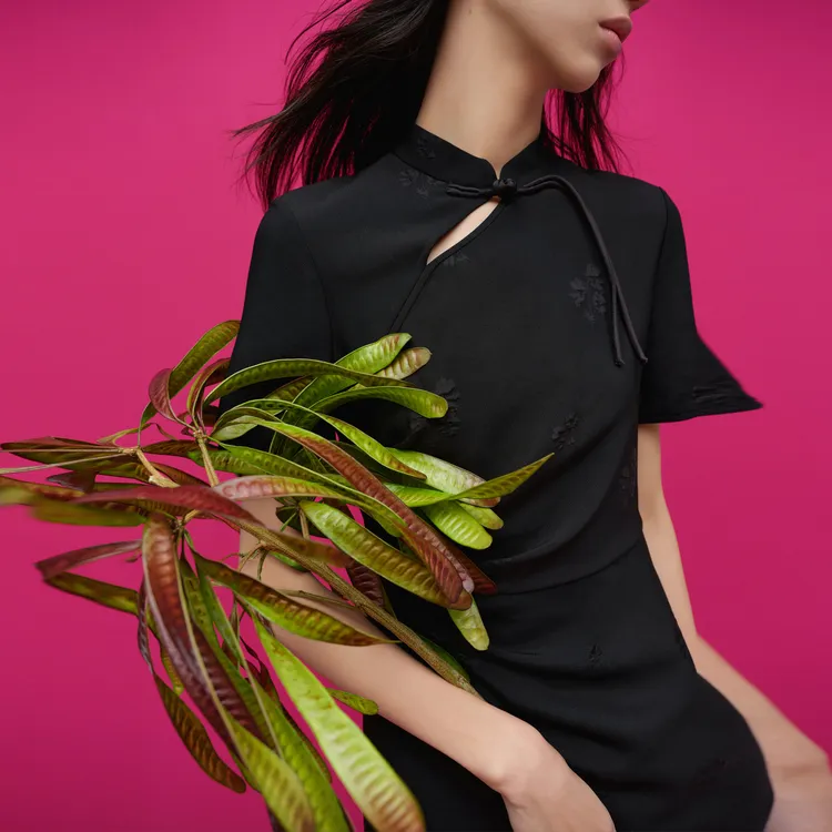 MO&CO Short Sleeved Dresses Women's Black-5