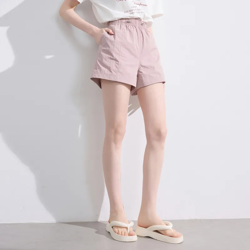 3COLOUR Casual Shorts Women's Cherry Blossom Pink-3