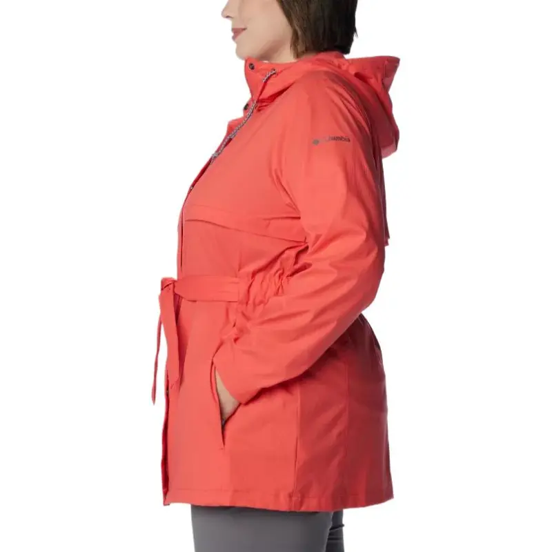 Columbia Pardon My Trench Jacket Jacket Women's Red-2