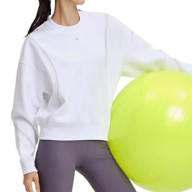 Le Coq Sportif FW/AW24 Sweatshirt Women's Porcelain White-4