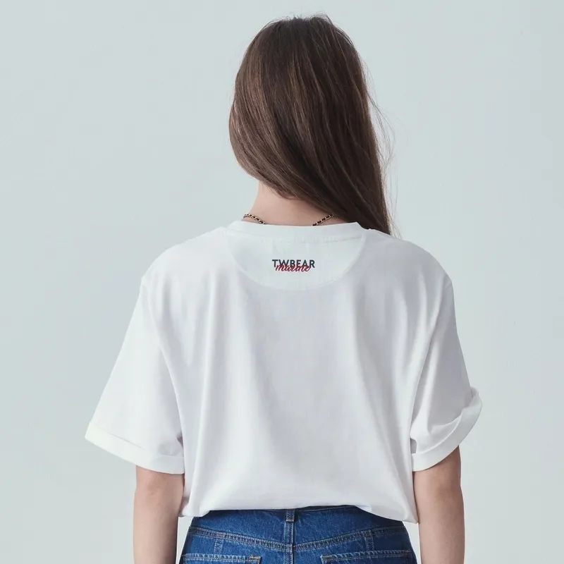 Teenie Weenie T Shirts Women's White-2