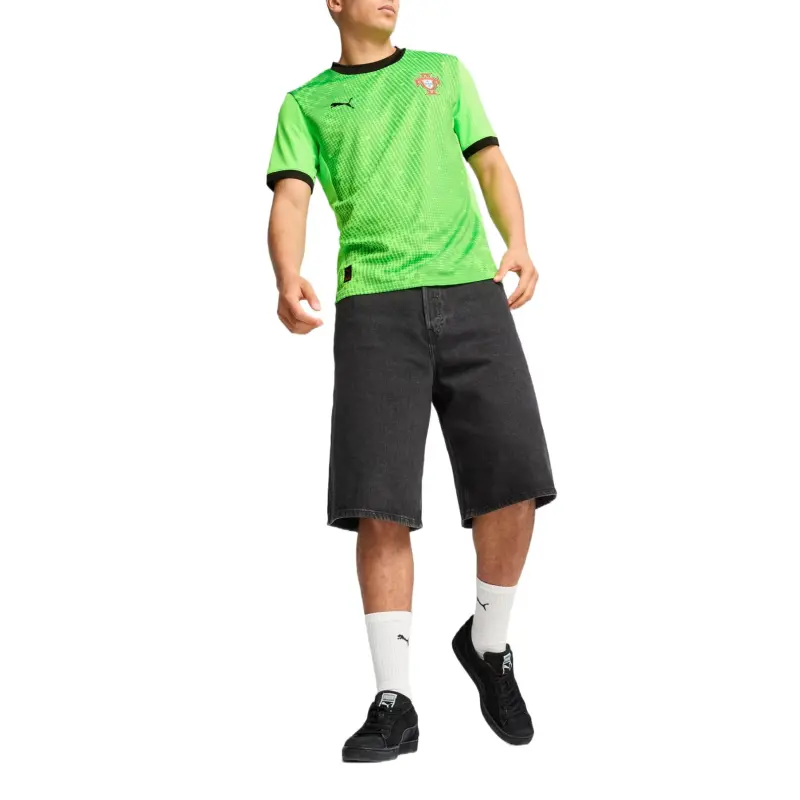 PUMA GoalkeeperDRYCELL Soccer Jerseys Men's Green Black-4