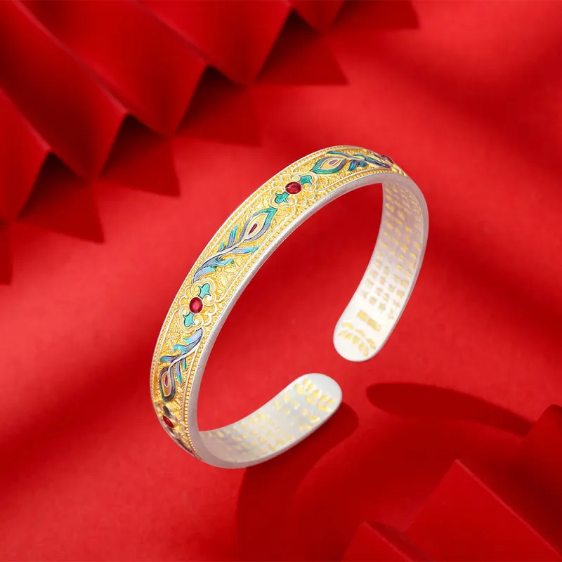 Golden Linmen 999 Fine Silver Bangles Unisex-1