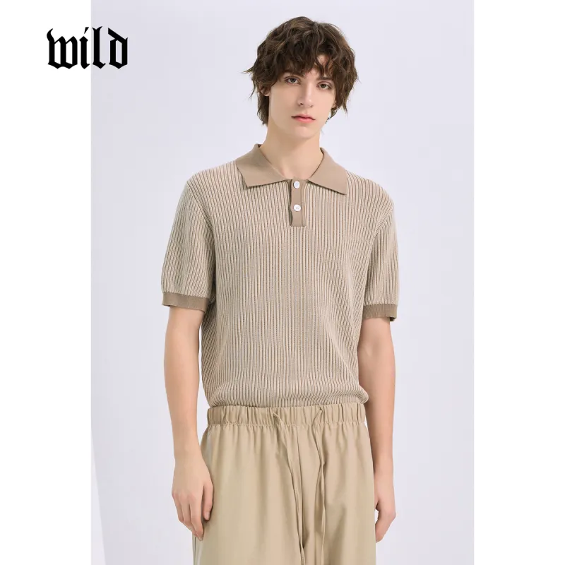 WILD LEADER Knitwear Men Khaki[TW5118118]-4