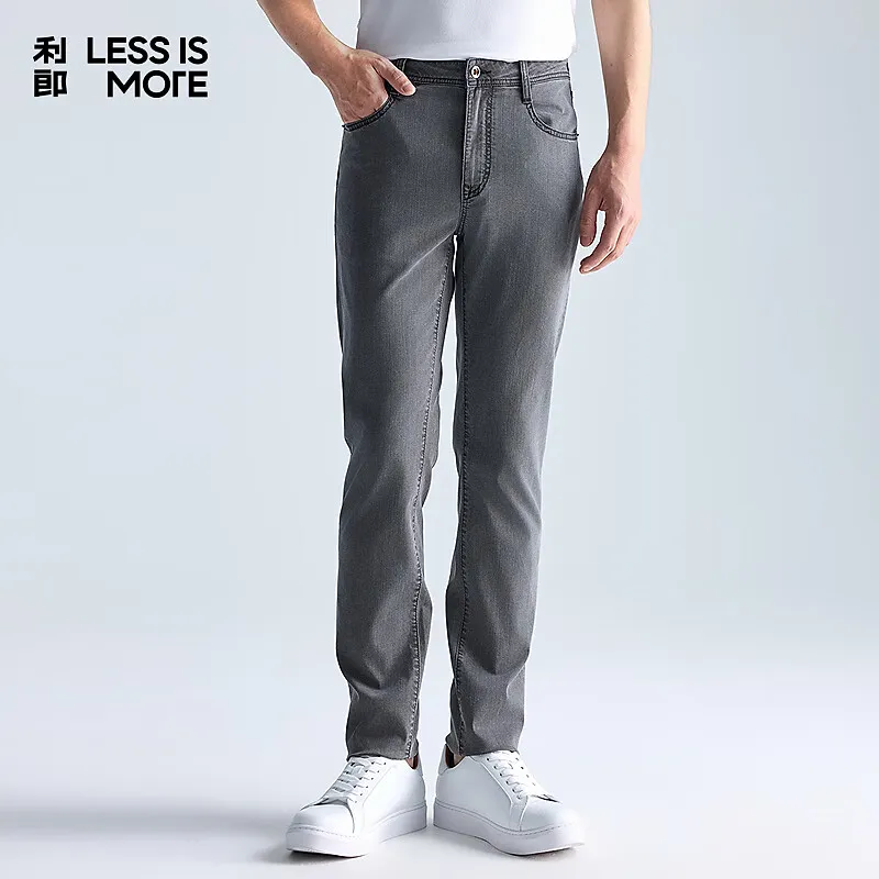 LESS IS MORE Jeans Men Gray-1