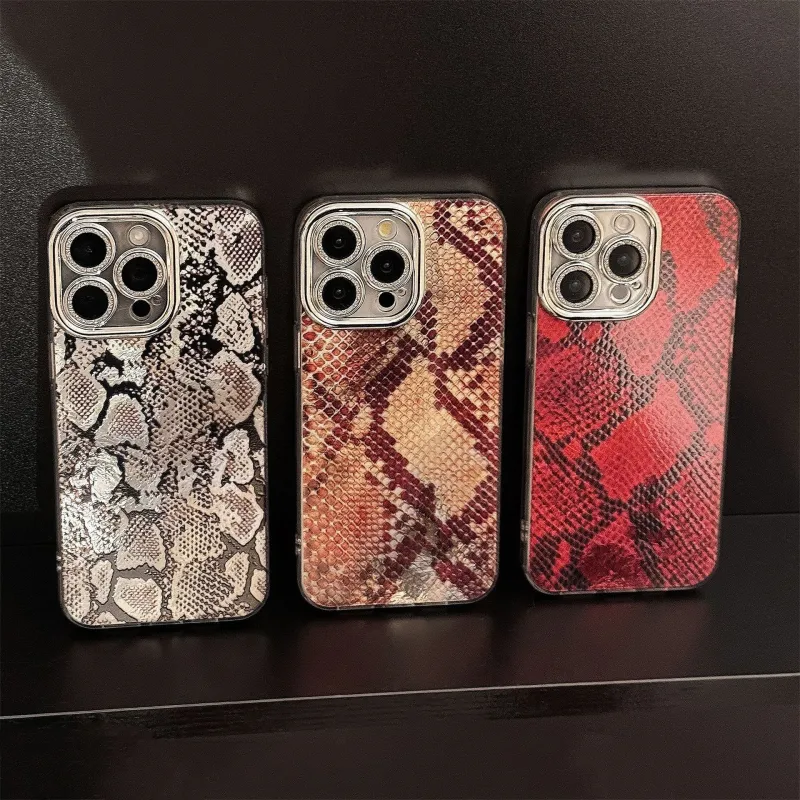 QIZHENG TPU Material Advanced Python Phone Case Compatible With Apple 16 Pro Max/15/14/13/12/11-4