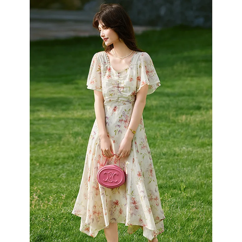 A Paradise For Awakening Short Sleeved Dress Women's-4