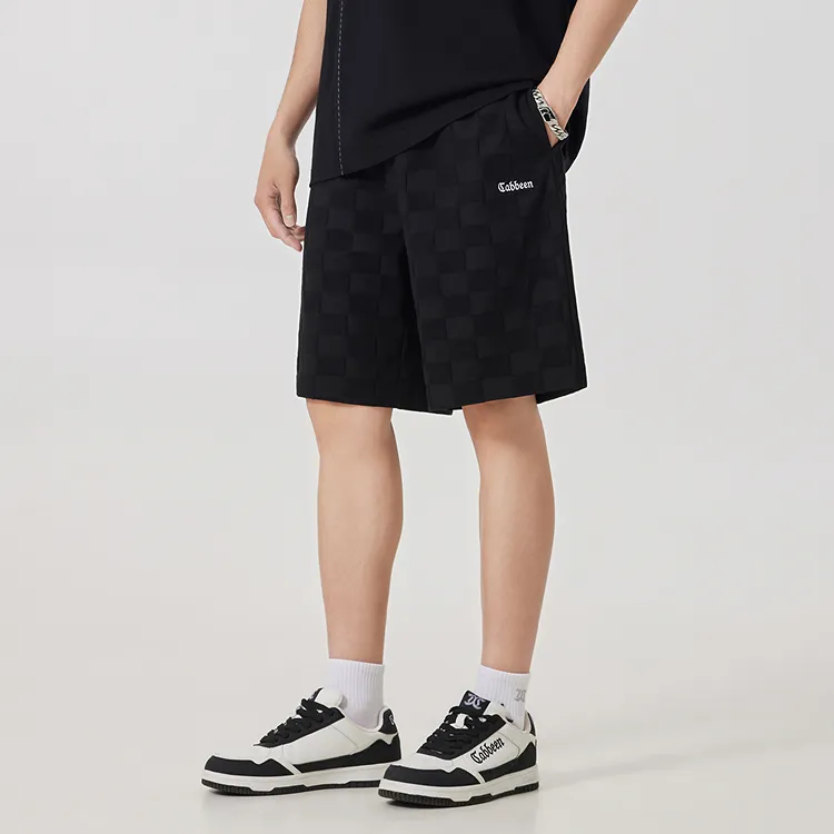 Cabbeen Casual Shorts Men's Coal Black-4
