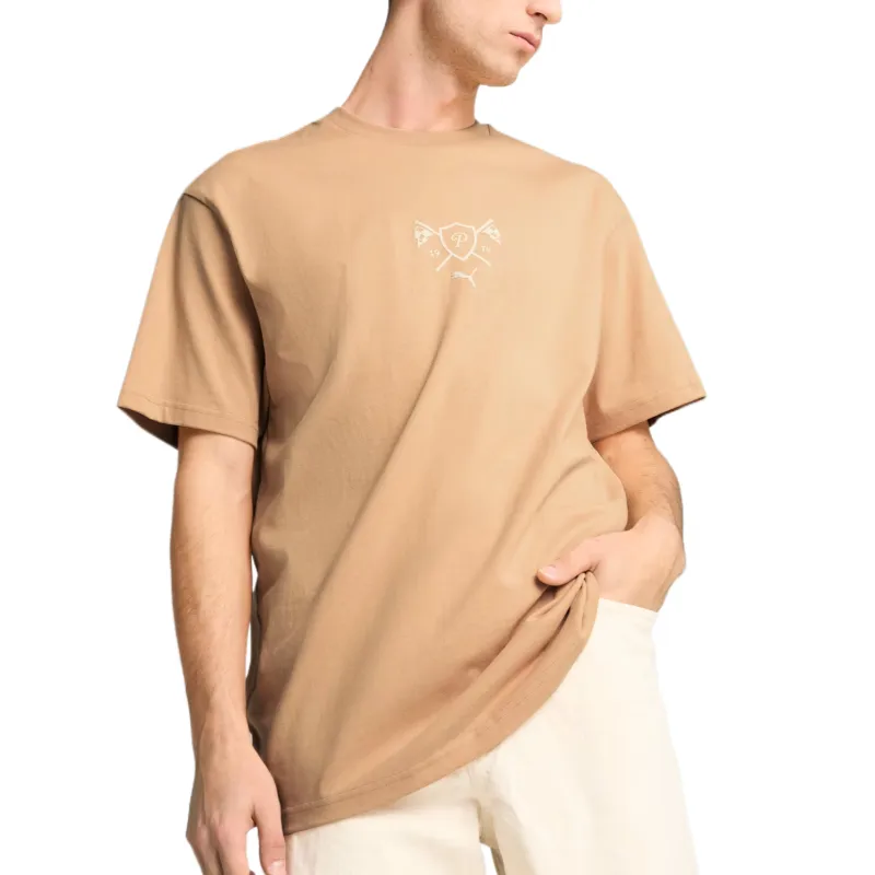 PUMA PorscheLifestyle T Shirt Men's Light Orange-2