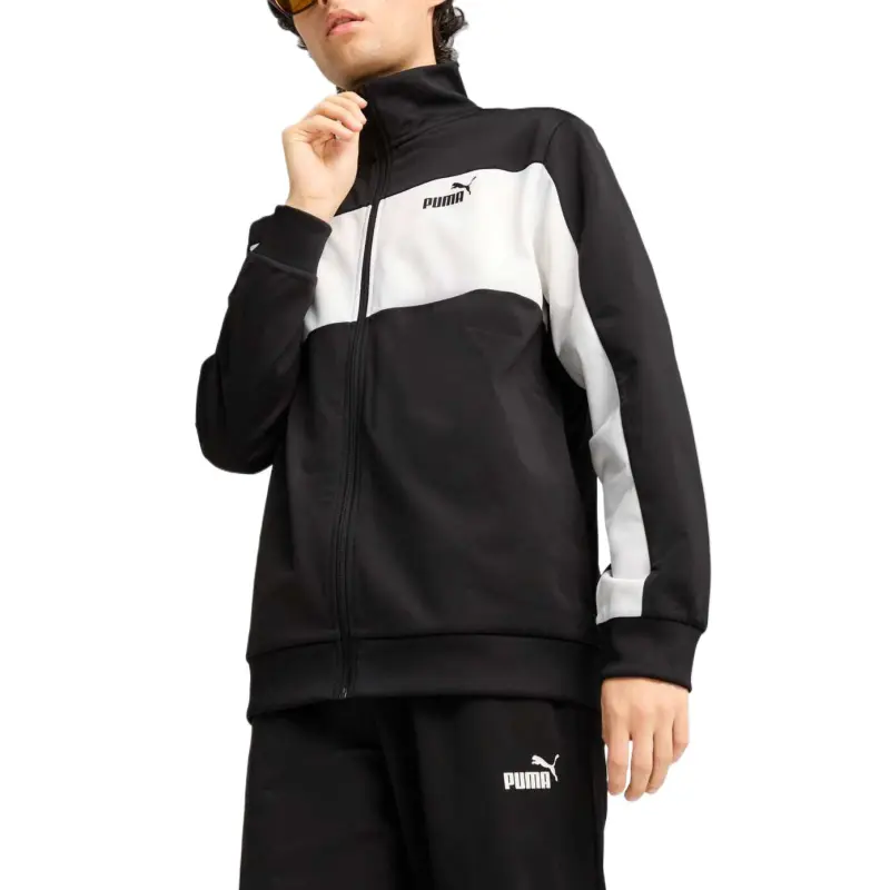 PUMA POLY COLORBLOCK SUIT Casual Sportswear Men's Black-3