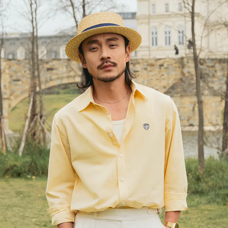 SOARIN YUPPIE Shirts Men Resolute Yellow-2
