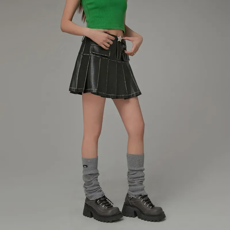 CHUU Casual Short Skirts Women's-3