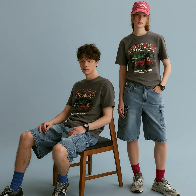 Teenie Weenie Men Camping 24SS T Shirt Summer Unisex-2
