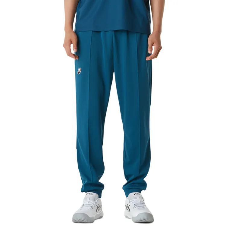 Asics Uni Knitted Sweatpants Men's Gray Blue-2