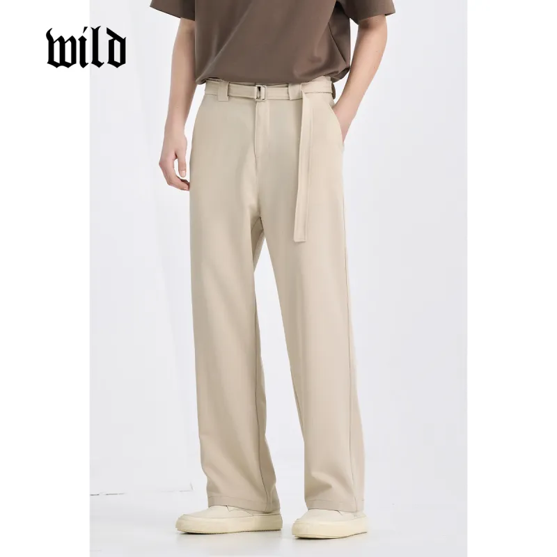 WILD LEADER Suit Trousers Men Khaki[XKW5138Y64M]-1