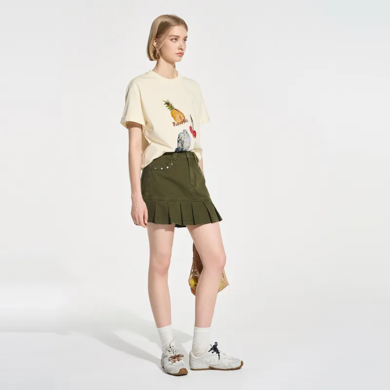 Bethine Casual Short Skirts Women's-3