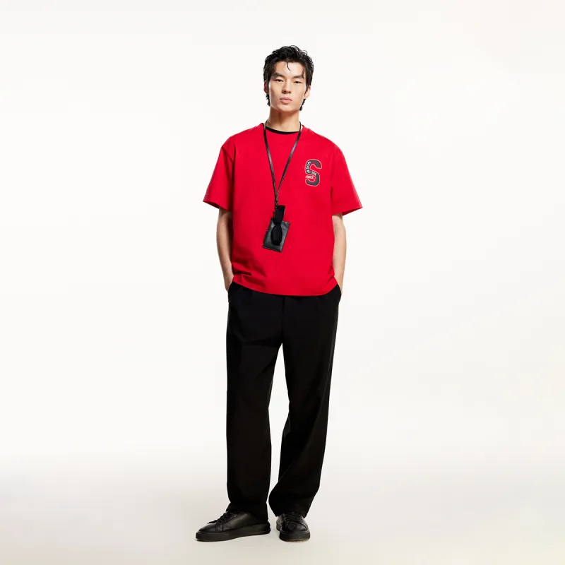 JACK JONES· Snake Year Collection T Shirt Men's Red-2