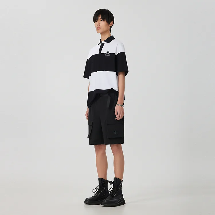 Cabbeen Polo Shirt Men's Coal Black-3