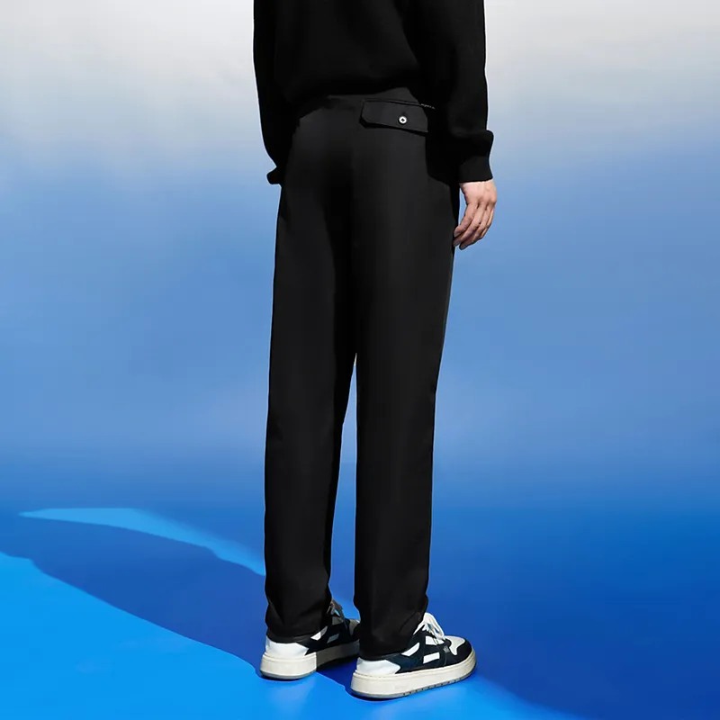 HLA Heart Of China Series Casual Pants Men Black 8L-5