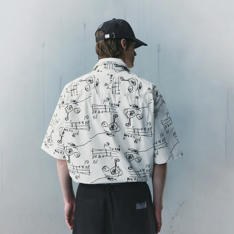 JACK JONES· x Jean Michel Basquiat Spring Summer Shirt Men's-4