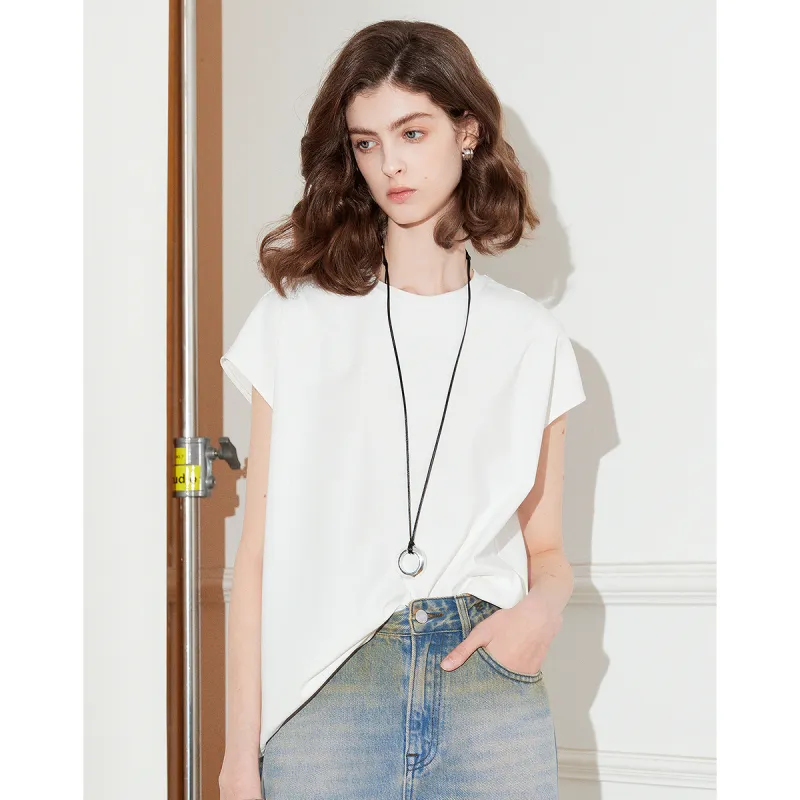 Initial Language T Shirt Women's-5