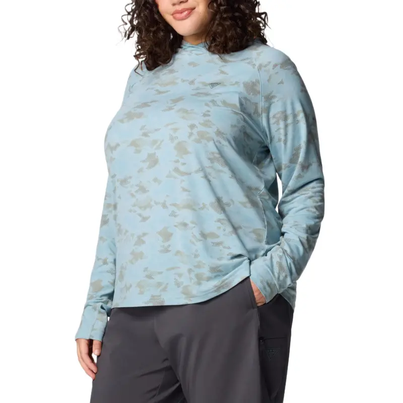 Columbia PFG Uncharted Sweatshirt Women's Blue-2