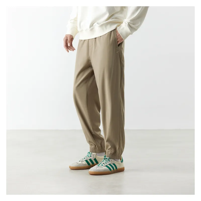PEACEBIRD MEN Casual Pants Unisex Khaki-3
