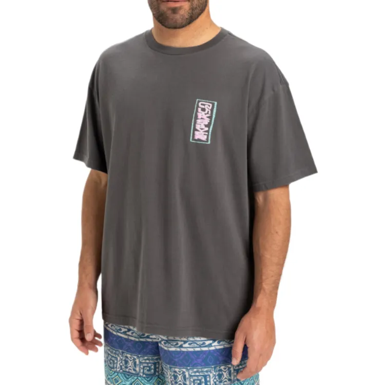 Quiksilver T Shirts Men Gray KRP0-4