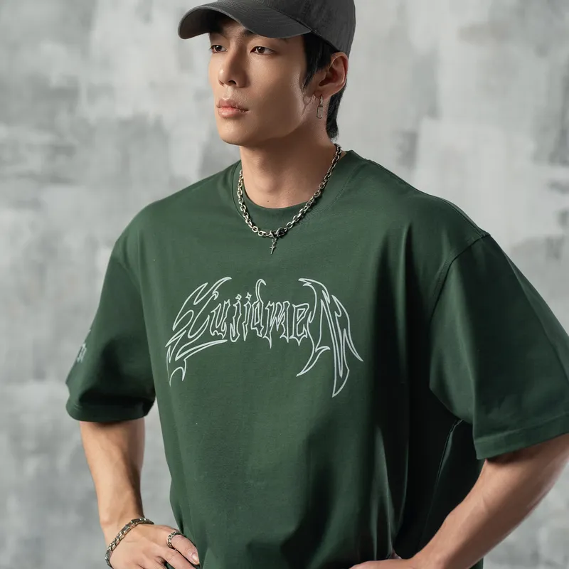 LUJIAMEN T Shirts Unisex Green-4