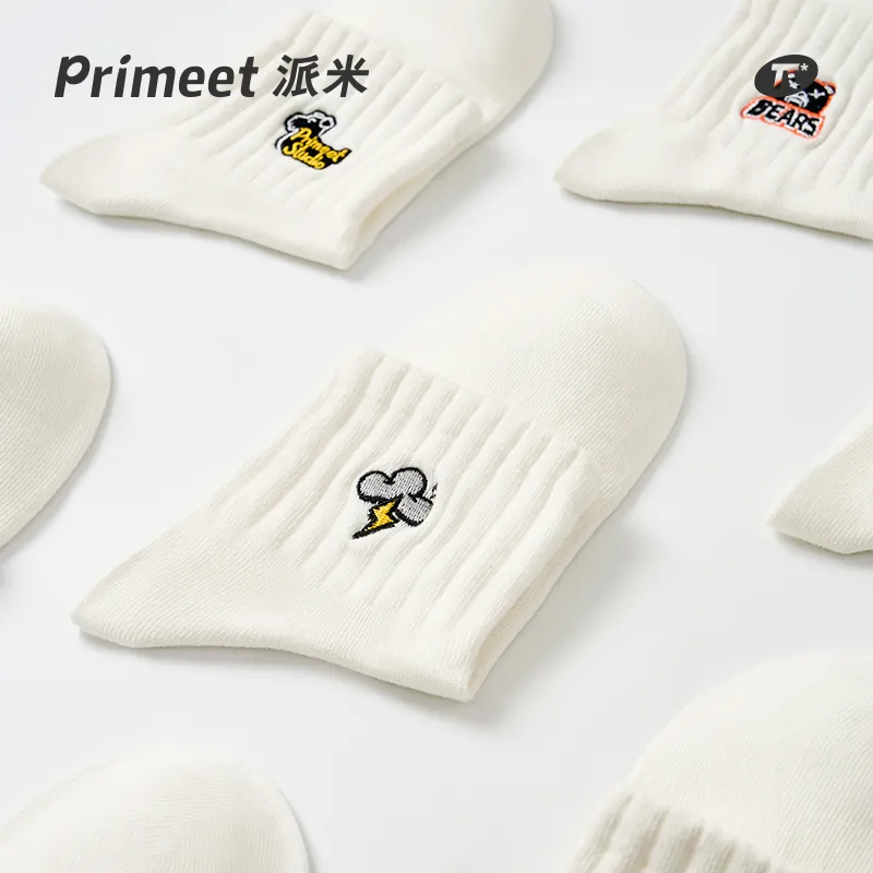 Primeet Mid Calf Socks Men's 5 Pack Happy Valley-2