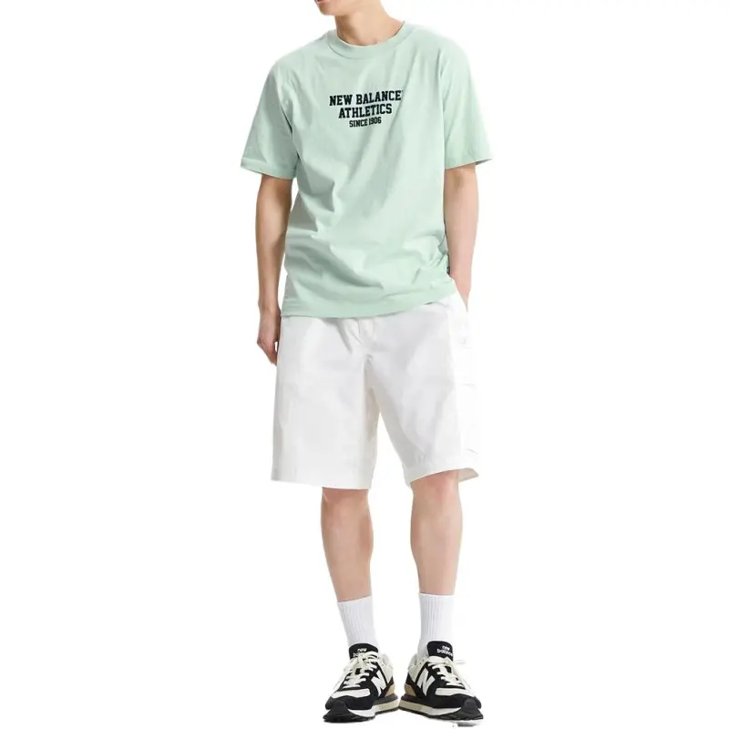 New Balance UNI HERITAGE Casual Shorts Men's Cream White 64-2