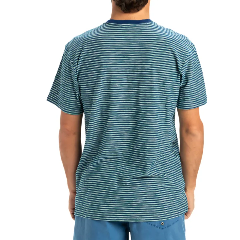 Quiksilver Kentin T Shirt Men's Blue Green-3