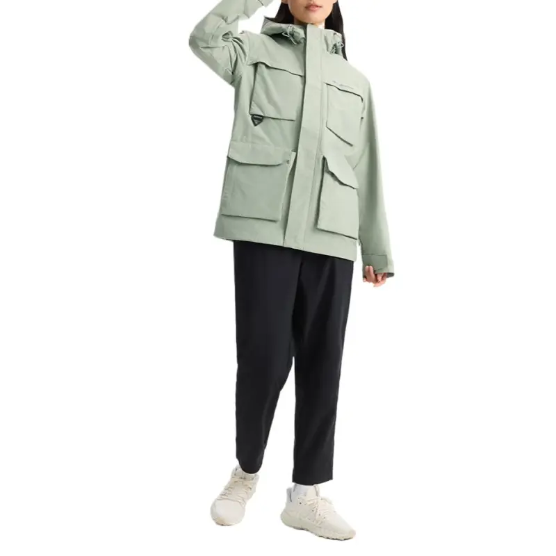 Columbia Waterproof Windbreaker Jacket Unisex Green-1
