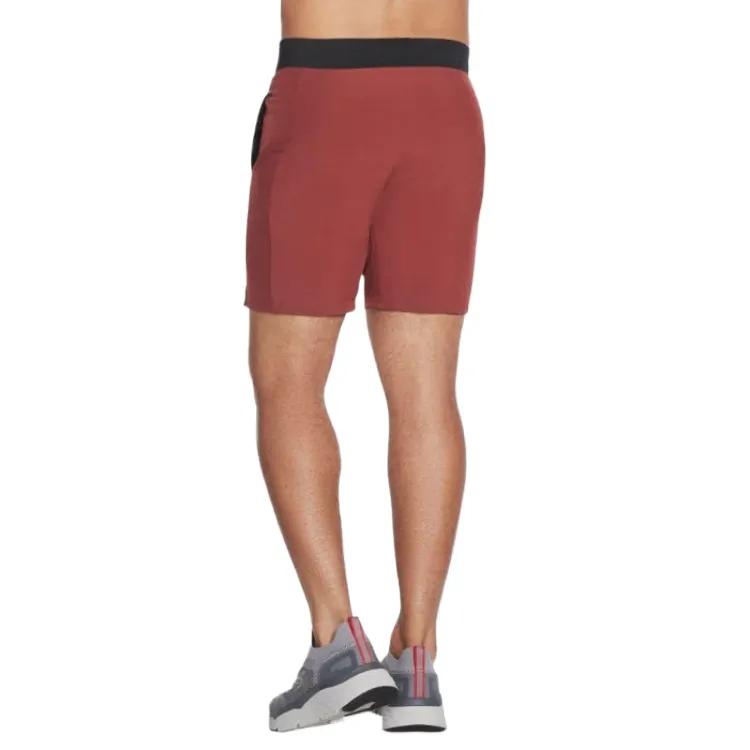 Skechers SkechWeave™ Sports Shorts Men's Red Brown DKRD-1