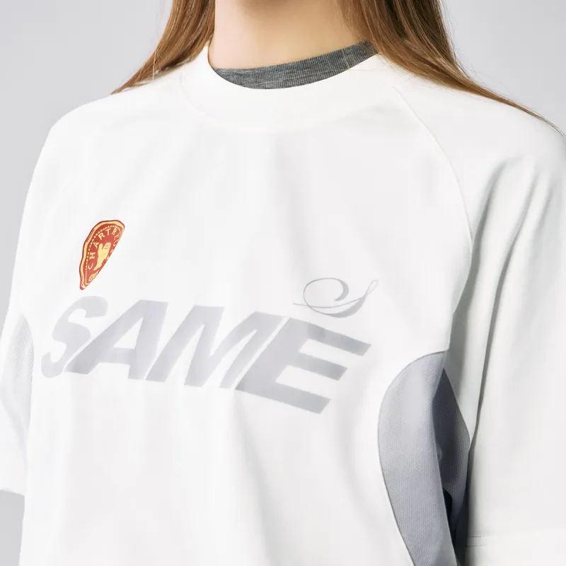 MYSAMESAME T Shirts Unisex White-4