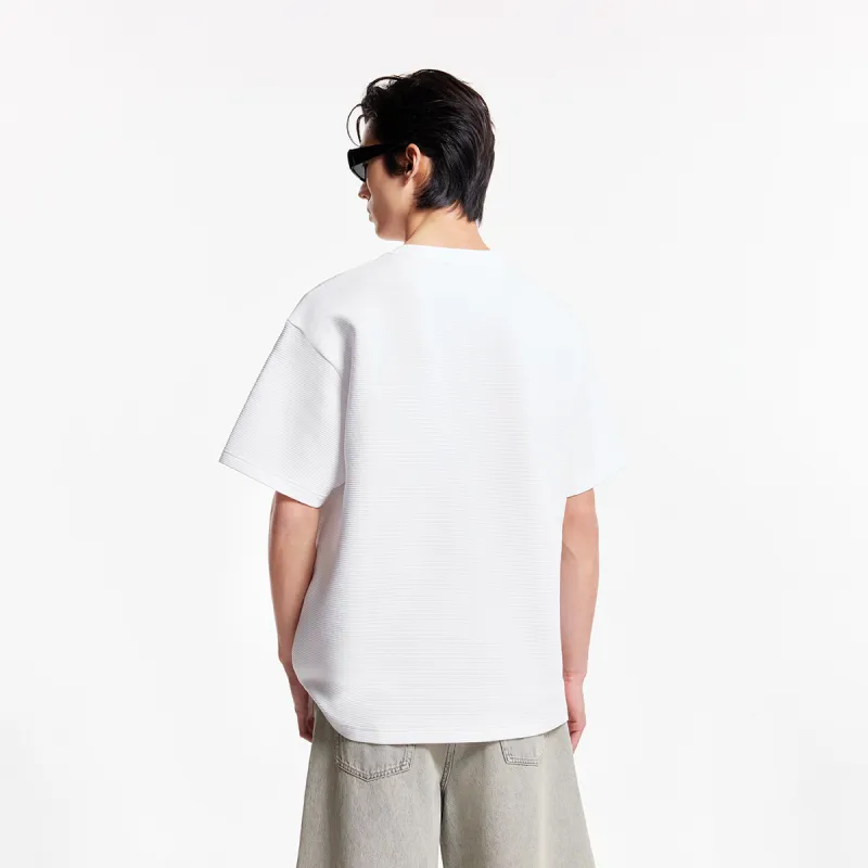 JACK&JONES T Shirts Men A06 Raw White-4