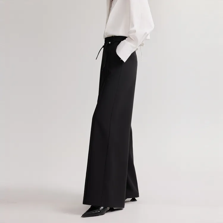ELLE Casual Pants Women's Black-4
