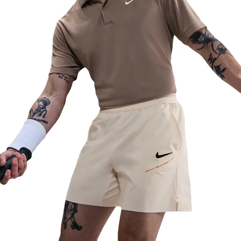 Nike Dri FitSLAM Tennis Bottom Men's Ivory White-2