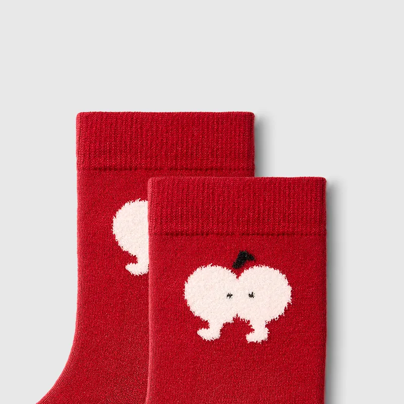 Primeet Mid Calf Socks Women's Box 5 Pack Peaceful Joy-1