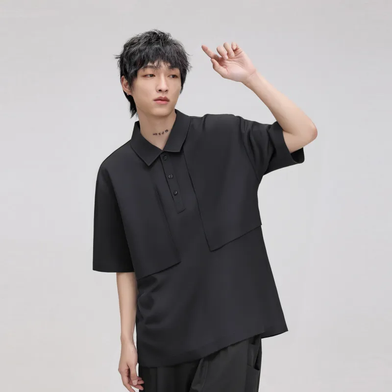 HERBEL Polo Shirts Men Black-1