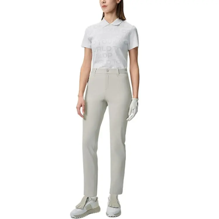 FILA Golf Series Casual Pants Women's Gray Oat-4