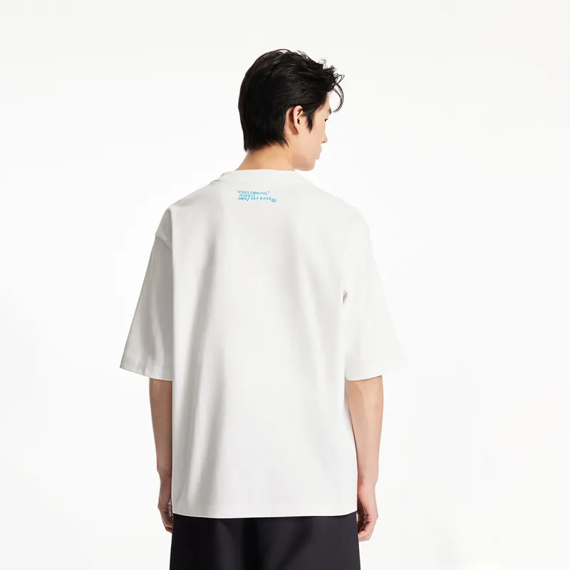 JACK JONES· x Jean Michel Basquiat T Shirt Men's A06 Snow-4