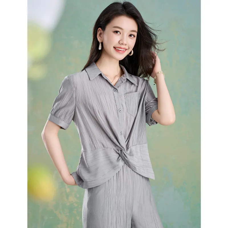 Mylan Casual Suits Women's Gray-6