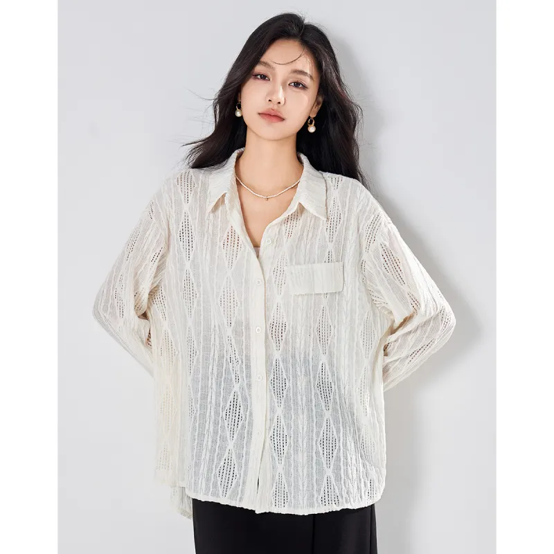 Love Elaine Shirt Women's White-5