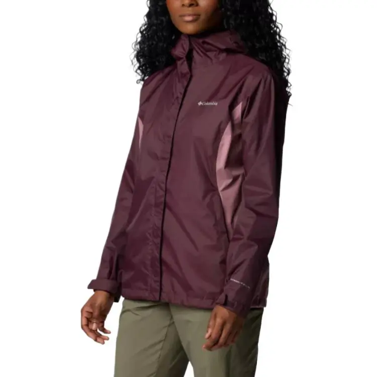 Columbia Arcadia 2 Omni-Tech BSR HERproject Jackets Coats Women's Dark Reddish Purple-2
