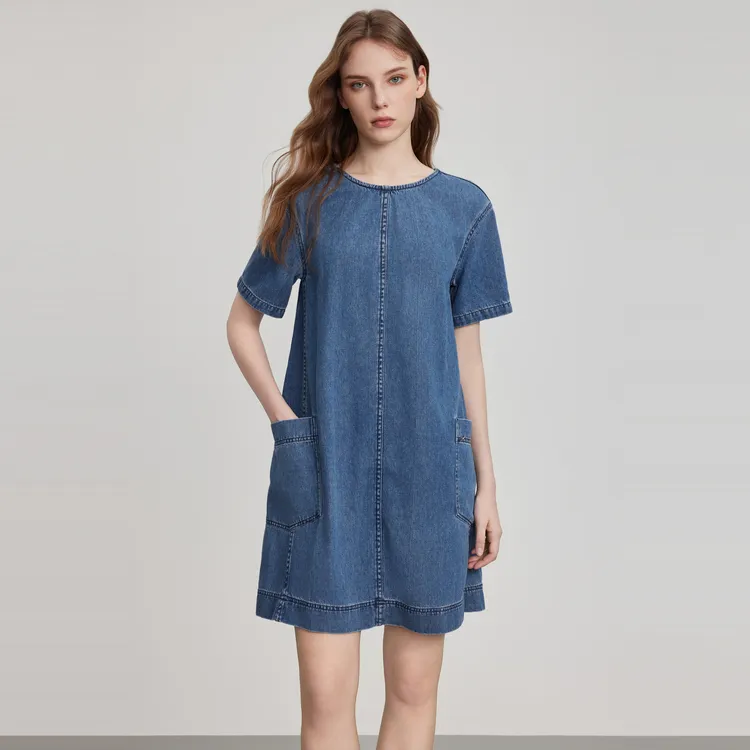 ELLE Short Sleeved Dress Women's-2