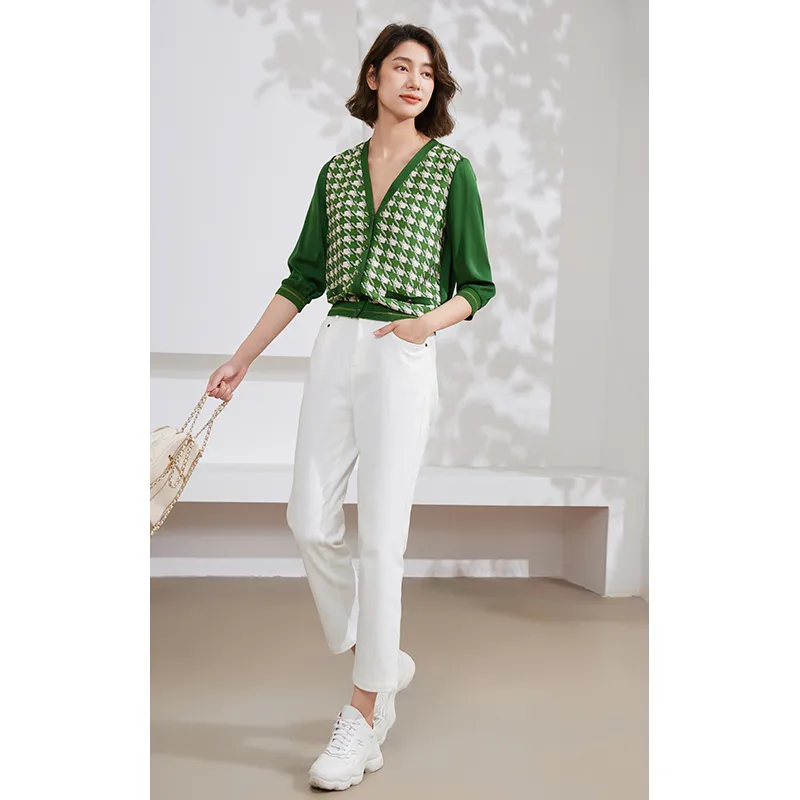 QIAOWANNI Cropped Coat Women's Forest Green-2
