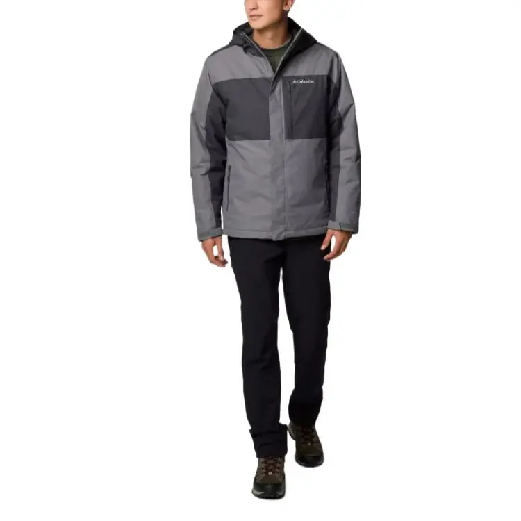 Columbia Tipton Peak 2IOmni-Heat Omni-Tech Jackets Coats Men's City Gray-3