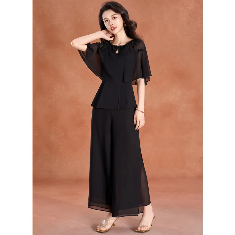 Mylan Casual Suits Women's Black-3